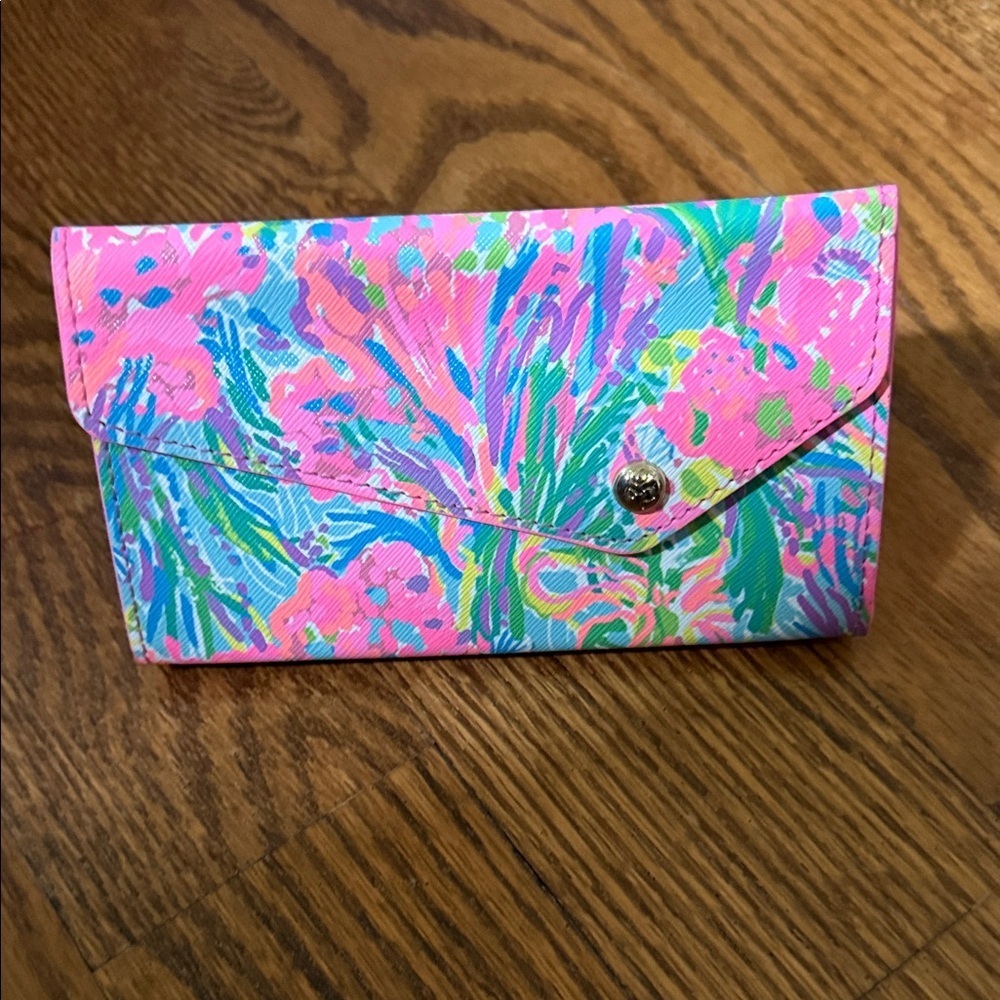 Lilly Pulitzer Collapsible Eyeglasses Sunglasses Eye Glass Case Holder NWOT